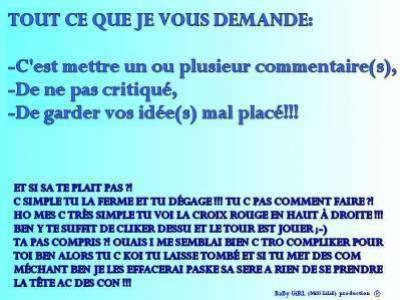 tu c'ais ce que tu as a faire mintenent
